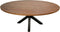 Ovaal tafelblad Oakland - 220x110x3,5 cm - Naturel - Mangohout
