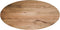 Ovaal tafelblad Oakland - 220x110x3,5 cm - Naturel - Mangohout