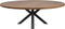 Ovaal tafelblad Oakland - 240x120x4 cm - Naturel - Mangohout