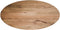 Ovaal tafelblad Oakland - 240x120x4 cm - Naturel - Mangohout
