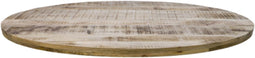 Ovaal tafelblad Portland - 180x100x5 - Naturel - Mangohout