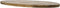 Ovaal tafelblad Portland - 180x100x5 - Naturel - Mangohout