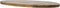 Ovaal tafelblad Portland - 220x110x5 - Naturel - Mangohout