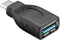 Goobay 45395 - USB-C naar USB-A adapter - USB3.0 - Zwart