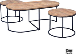 Oval Coffee Table Set Of 3