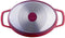 Ovale braadpan – Cocotte Ø 26 cm Rond Rood Gevlamd