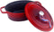 Ovale braadpan – Cocotte Ø 26 cm Rond Rood Gevlamd