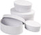 Ovale dozen, l: 10+12+14+16 cm, h: 4+5+6+7 cm, 4stuks