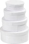 Ovale dozen, l: 10+12+14+16 cm, h: 4+5+6+7 cm, 4stuks