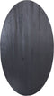 Ovale eettafel - 240x120x77 - Zwart - Gerecycled mangohout