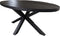 Ovale eettafel - 240x120x77 - Zwart - Gerecycled mangohout