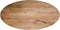 Ovale eettafel Oakland - 220x110 cm - mangohout/metaal