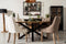 Ovale eettafel Oakland - 220x110 cm - mangohout/metaal