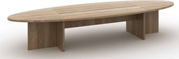 Ovale vergadertafel Chief 420x138cm in Robson Eiken