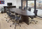 Ovale vergadertafel Chief 420x138cm in Robson Eiken