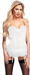Baci Lingerie Top en string set -L- BUSTIER AND GSTRING Wit