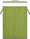 vidaXL - Wasmand - met - 1 - vak - bamboe - groen