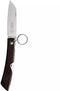 Robert Herder IBEX 80 – Zakmes – RVS Lemmet – Gerookt eiken handvat – Ratchet-Lock