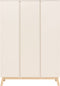 Bopita Saba 3-deurskast - Dune/Naturel