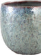 PTMD Abane Ronde Bloempot - H13,5 x Ø16,5 cm - Keramiek - Blauw
