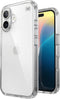Speck Presidio Perfect Clear - iPhone 16 - Microban - Transparant