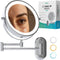Mirlux Make Up Spiegel - Oplaadbaar - 10X Vergroting - Chroom