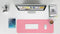 Sigel SI-SA605 - Bureauonderlegger - Dubbelzijdig - 80 x 30 cm - Roze/Zilver