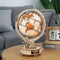 ROBOTIME 3D Houten Puzzel Lichtgevende Globe Bouwpakket voor Volwassen, Hout Modelbouw Gebouw Bouw Ambachten Kits Beste Festival Geschenken