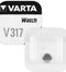 Varta V317 - Zilveroxide batterij 1.55V 11mAh - Voor horloges en kleine apparaten