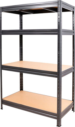 STIER heavy-duty plank, plankbelasting 600kg, veldbelasting 1600kg, HxBxD 1770x1600x600 mm, 4 vloeren, stalen frame