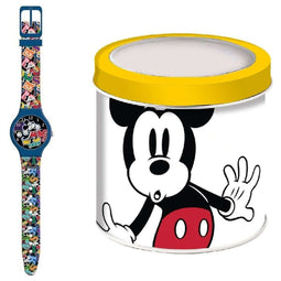 Horloge Kinderen Mickey Mouse MICKEY MOUSE - TIN BOX Ø 33 mm