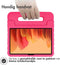 imoshion Tablet Hoes Kinderen Geschikt voor Samsung Galaxy Tab A7 - imoshion Kidsproof Backcover met handvat - Roze /Roze