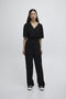 Ichi IHMARRAKECH SO JS FL3 - Dames Jumpsuit - V-hals - Maat XL
