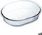 Oven Mould Ô Cuisine Ovalen Transparant 25 x 20 x 6 cm (6 Stuks)