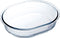 Oven Mould Ô Cuisine Ovalen Transparant 25 x 20 x 6 cm (6 Stuks)