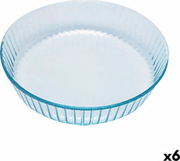 Oven Mould Pyrex Classic Cirkelvormig Transparant 27 x 27 x 6 cm (6 Stuks)
