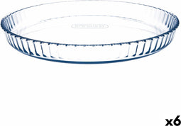 Oven Mould Pyrex Classic Vidrio Plat Cirkelvormig Transparant Glas 6 Stuks 31 x 31 x 4 cm