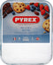 Oven Mould Pyrex Classic Vidrio Plat Transparant Glas 33 x 27 x 2 cm (6 Stuks)
