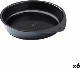 Oven Mould Pyrex Magic Cirkelvormig Zwart 20 cm 6 Stuks