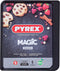 Oven Mould Pyrex Magic Zwart Plat Metaal 33 x 25 cm (6 Stuks)