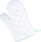 Ovenhandschoen, afm 18x28 cm, wit, 2stuks