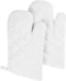 Ovenhandschoen, afm 18x28 cm, wit, 2stuks