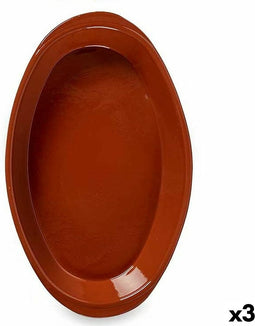 Ovenschaal Aardewerk 3 Stuks 45 x 6,5 x 27 cm