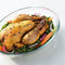 Ovenschaal Ô Cuisine Ovaalvormig 40 x 28 x 7 cm Transparant Glas (4 Stuks)