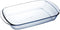 Ovenschaal Ô Cuisine Rechthoekig 40,3 x 26,3 x 7,3 cm Transparant Glas (6 Stuks)