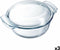 Ovenschaal Pyrex Classic Vidrio Met deksel Transparant Glas 33 x 26 x 12 cm (3 Stuks)