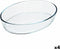 Ovenschaal Pyrex Classic Vidrio Ovaalvormig Transparant Glas 40 x 28 x 7 cm (4 Stuks)
