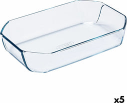 Ovenschaal Pyrex Inspiration Rechthoekig 30 x 20 x 6,45 cm Transparant Glas (5 Stuks)