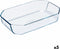 Ovenschaal Pyrex Inspiration Rechthoekig 30 x 20 x 6,45 cm Transparant Glas (5 Stuks)