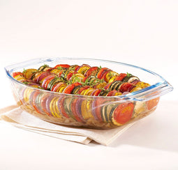 Ovenschaal Pyrex Irresistible Ovaalvormig Transparant Glas 39,5 x 27,5 x 7 cm (4 Stuks)